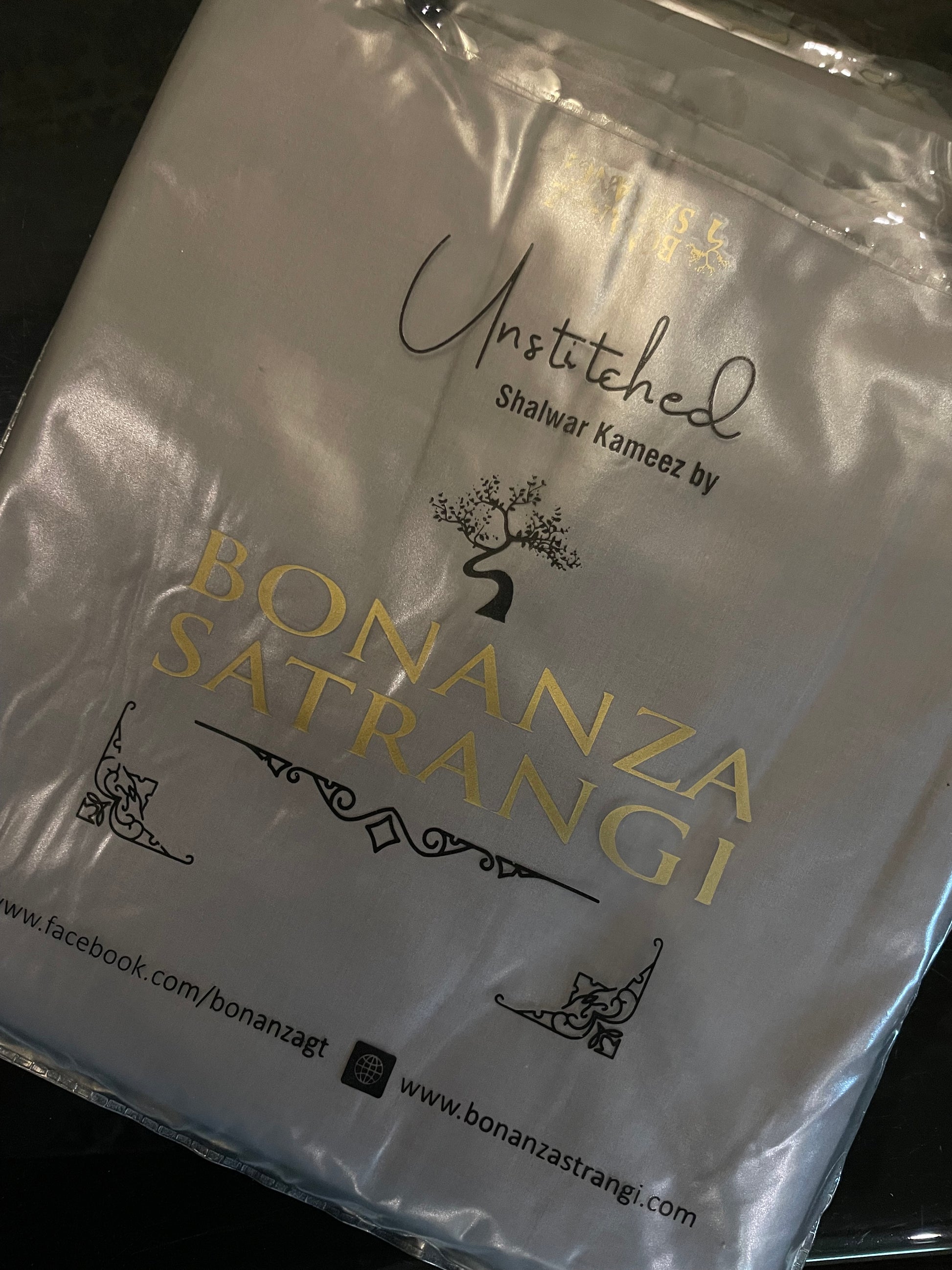Unstitched Cotton Fabric (BONANZA SATRANGI) By Hafiz Collection