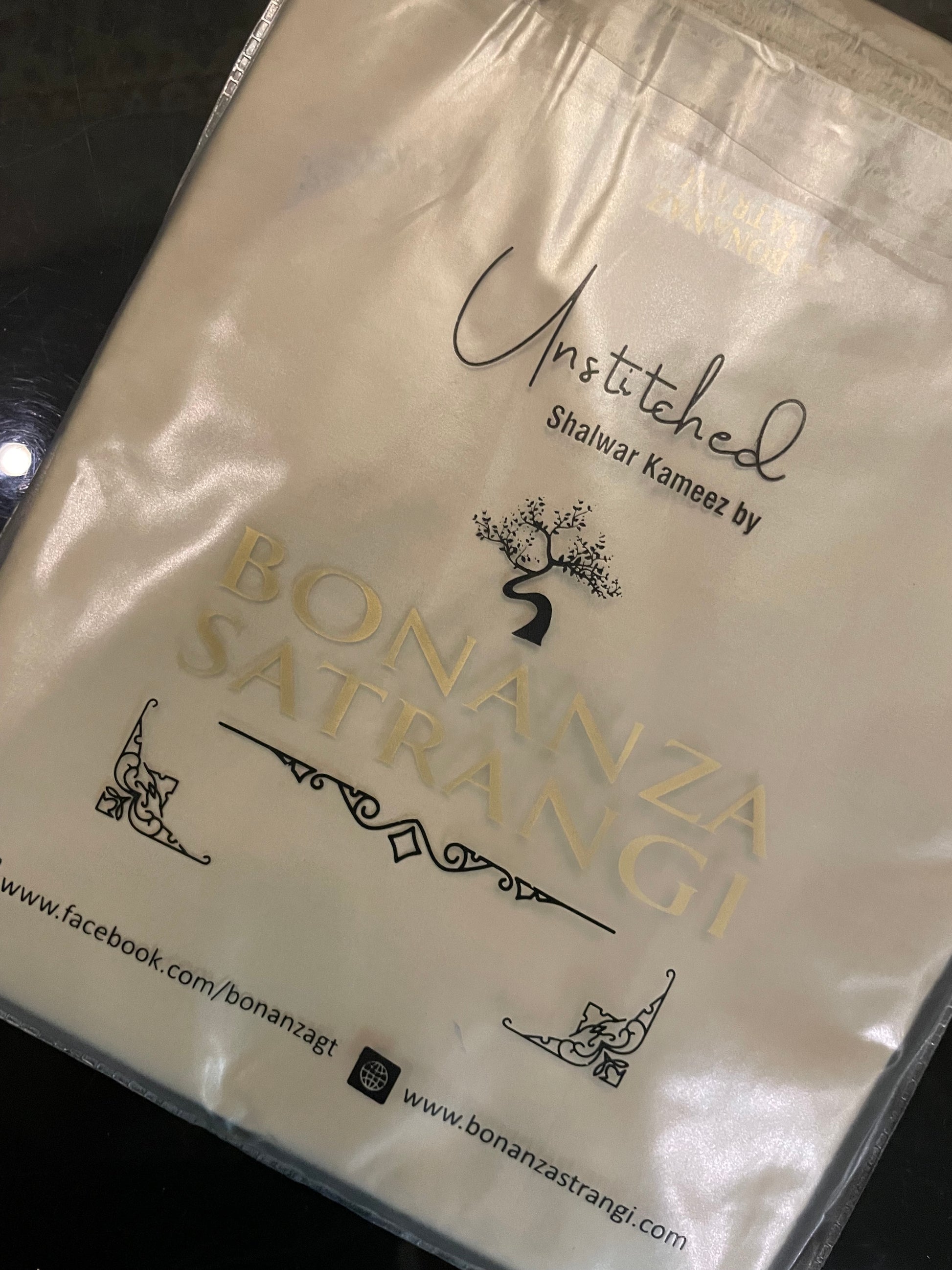 Unstitched Cotton Fabric (BONANZA SATRANGI) By Hafiz Collection